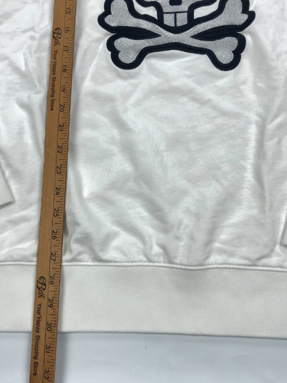 Psycho Bunny Crew Neck Sweatshirt Pullover 2XL White - Picture 4 of 12